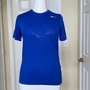 Nike Blue Dri-Fit Athletic Cut Shirt